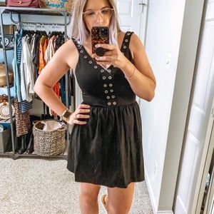 Love..Ady ▪️Grommet Studded Little Black Dress